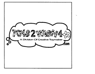 TOYS 2 WISH 4.COM A DIVISION OF CREATIVE TOYMAKER logo