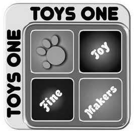 TOYS ONE TOYS ONE FINE TOY MAKERS logo