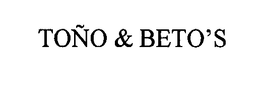 TOÑO & BETO'S logo
