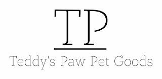 TP TEDDY'S PAW PET GOODS logo