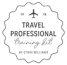 TP TK TRAVEL PROFESSIONAL TRAINING KIT BY CYNDI WILLIAMS logo