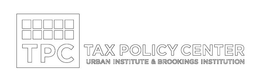 TPC TAX POLICY CENTER URBAN INSTITUTE & BROOKINGS INSTITUTION logo