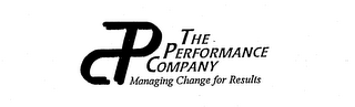 TPC THE PERFORMANCE COMPANY MANAGING CHANGE FOR RESULTS logo