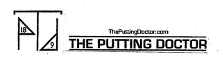 TPD THE PUTTING DOCTOR THE PUTTING DOCTOR 18 9 logo