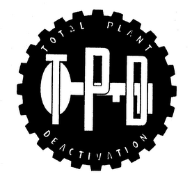 TPD TOTAL PLANT DEACTIVATION logo