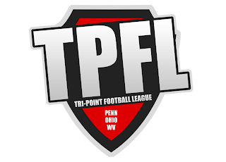 TPFL TRI-POINT FOOTBALL LEAGUE PENN OHIO WV logo