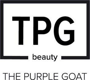 TPG BEAUTY THE PURPLE GOAT logo