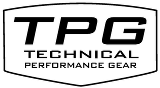 TPG TECHNICAL PERFORMANCE GEAR logo