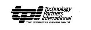 TPI TECHNOLOGY PARTNERS INTERNATIONAL THE SOURCING CONSULTANTS logo
