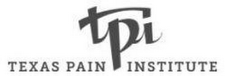 TPI TEXAS PAIN INSTITUTE logo