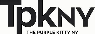 TPKNY THE PURPLE KITTY NY logo