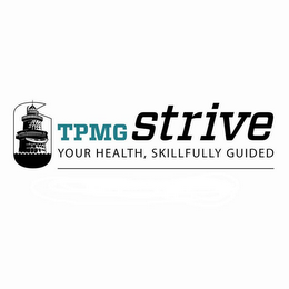 TPMG STRIVE YOUR HEALTH, SKILLFULLY GUIDED logo