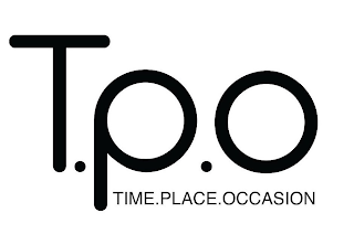 T.P.O TIME.PLACE.OCCASION logo