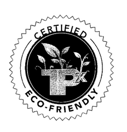 TPX CERTIFIED ECO-FRIENDLY logo