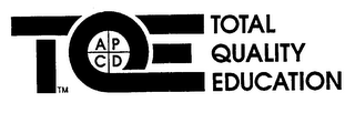 TQE TOTAL QUALITY EDUCATION APCD logo