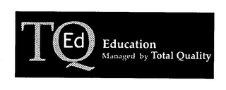 TQED EDUCATION MANAGED BY TOTAL QUALITY logo