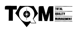 TQM TOTAL QUALITY MANAGEMENT logo