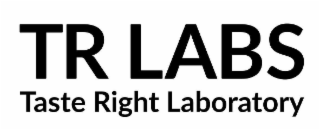 TR LABS TASTE RIGHT LABORATORY logo
