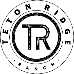 TR TETON RIDGE RANCH logo