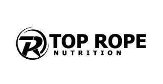 TR TOP ROPE NUTRITION logo