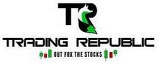 TR TRADING REPUBLIC OUT FOX THE STOCKS logo