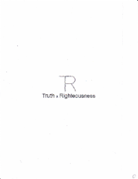 TR TRUTH & RIGHTEOUSNESS logo