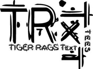 TR TXT TEES TIGER RAGS TEXT logo