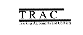 TRAC TRACKING AGREEMENTS AND CONTACTS logo