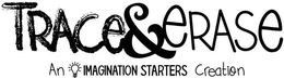 TRACE&ERASE AN IMAGINATION STARTERS CREATION logo