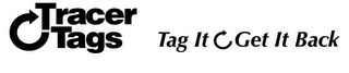 TRACER TAGS TAG IT GET IT BACK logo