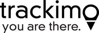 TRACKIMO YOU ARE THERE. logo