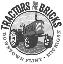 TRACTORS ON THE BRICKS DOWNTOWN FLINT MICHIGAN logo