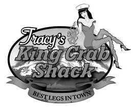TRACY'S KING CRAB SHACK BEST LEGS IN TOWN logo