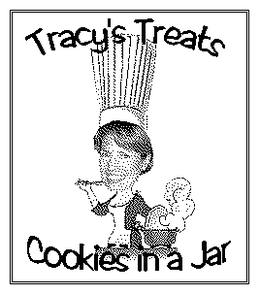TRACY'S TREATS COOKIES IN A JAR logo