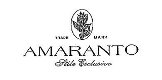 TRADE MARK AMARANTO STILE ESCLUSIVO logo
