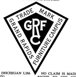 TRADE MARK GRAND RAPIDS FURNITURE CAMPUS GRFC logo