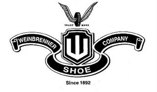 TRADE MARK WEINBRENNER W SHOE COMPANY SINCE 1892 logo