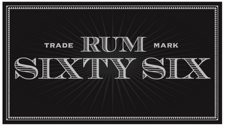 TRADE RUM MARK SIXTY SIX logo
