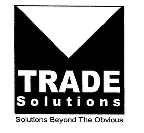 TRADE SOLUTIONS SOLUTIONS BEYOND THE OBVIOUS logo