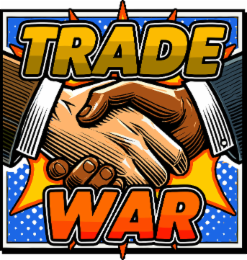TRADE WAR logo