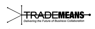 TRADEMEANS DELIVERING THE FUTURE OF BUSINESS COLLABORATION logo