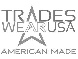 TRADES WEAR USA AMERICAN MADE logo