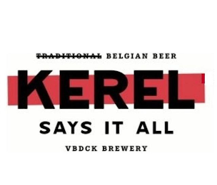 TRADITIONAL BELGIAN BEER KEREL SAYS IT ALL VBDCK BREWERY logo