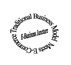 TRADITIONAL BUSINESS MODEL MEETS E-COMMERCE E-BUSINESS JUNCTURE logo
