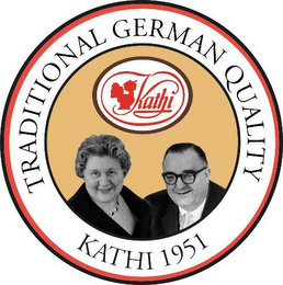 TRADITIONAL GERMAN QUALITY KATHI 1951 logo