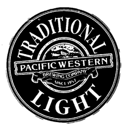 TRADITIONAL LIGHT PACIFIC BREWING COMPANY SINCE 1957 logo
