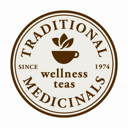 TRADITIONAL MEDICINALS SINCE 1974 WELLNESS TEAS logo