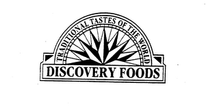 TRADITIONAL TASTES OF THE WORLD DISCOVERY FOODS logo