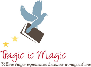 TRAGIC IS MAGIC WHERE TRAGIC EXPERIENCES BECOMES A MAGICAL ONE logo