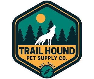 TRAIL HOUND PET SUPPLY CO. EST. 2022 logo